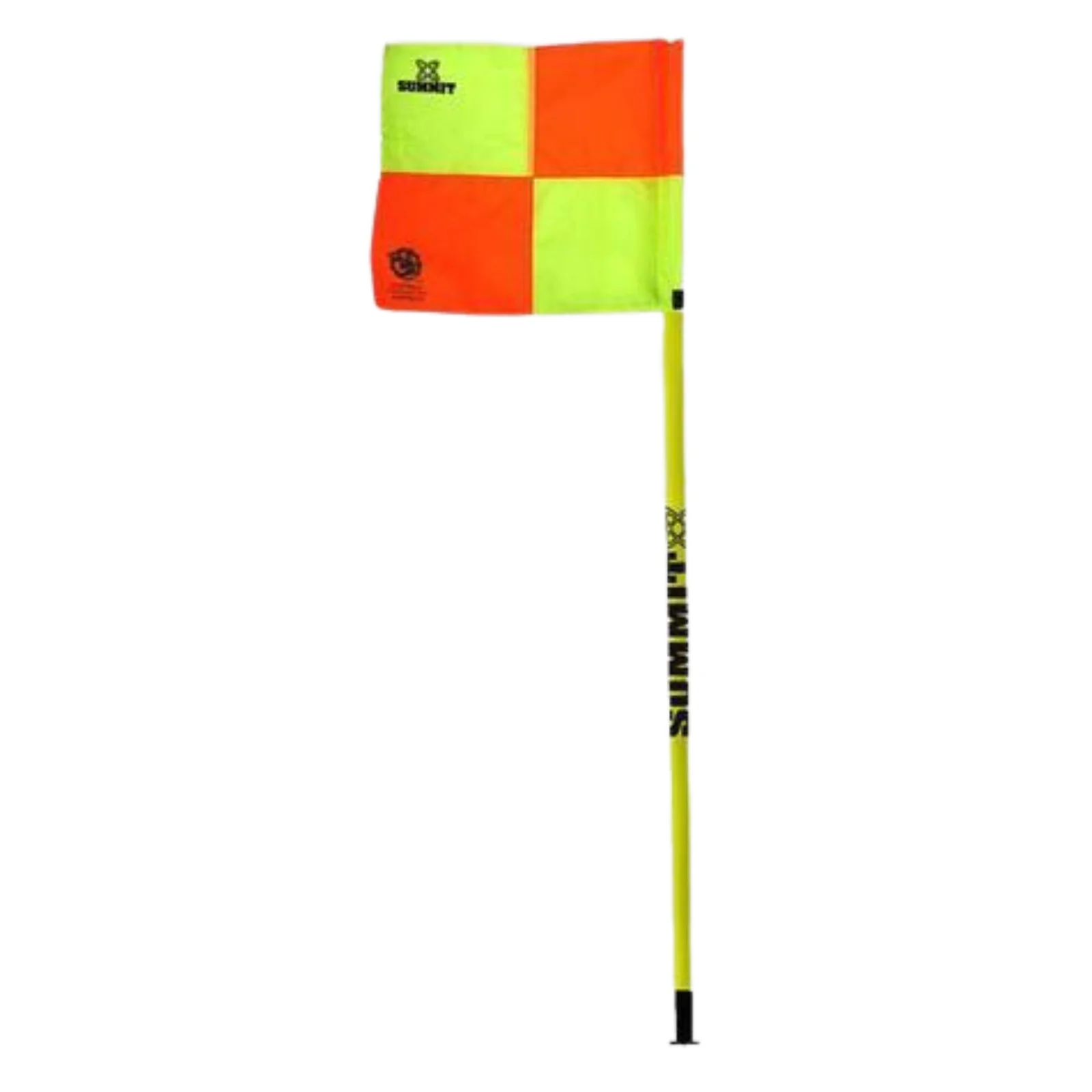 Soccer Corner Flag 150cm x 2.5cm FFA Approved Football - Pack of 4 w Removable Spike