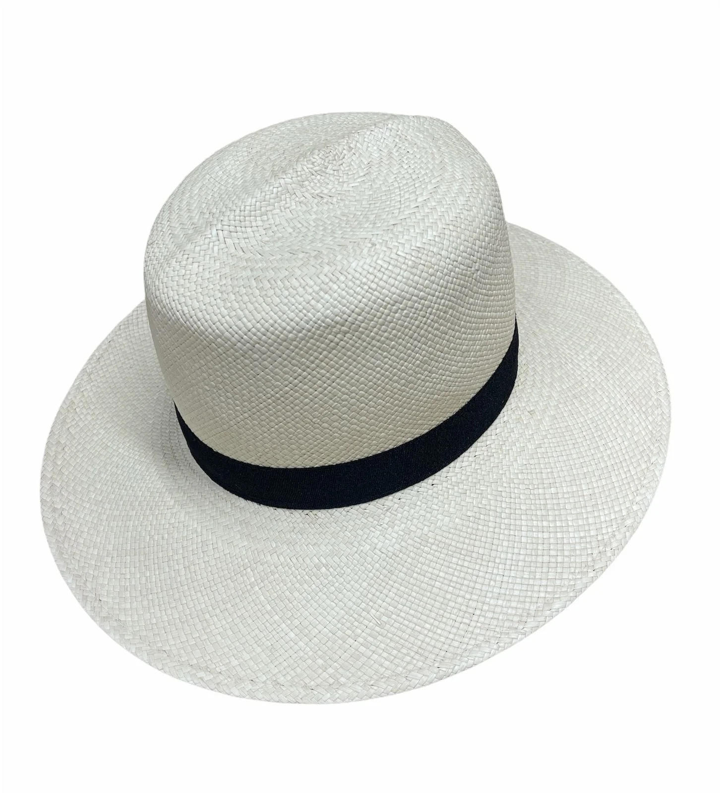 Hand Woven Panama Cooler Outback Hat Summer Breathable Waterproof - Natural