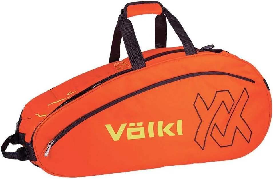 Volkl Team Tennis Racquet Bag for 6 Rackets - Lava/Neon Yellow Combi V79102