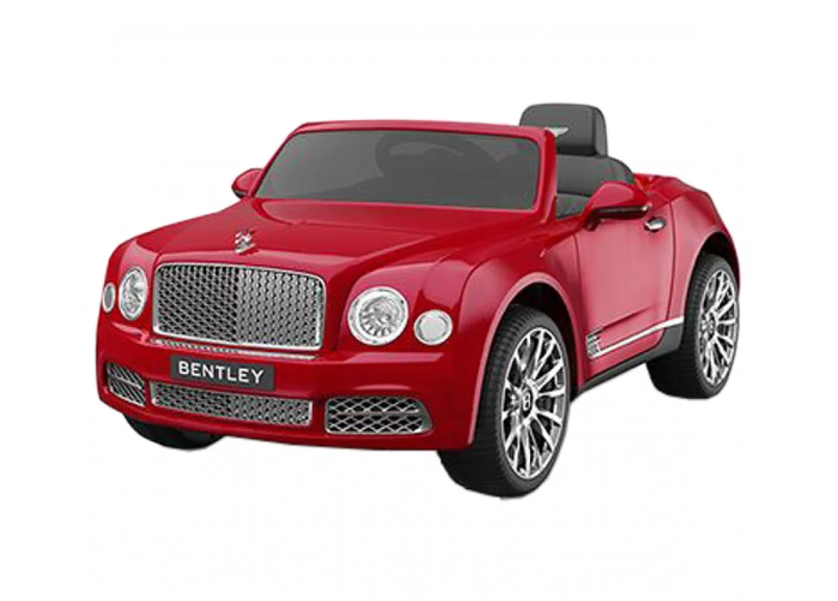 Bentley Mulsanne Kids 12V Electric Ride On - Red	