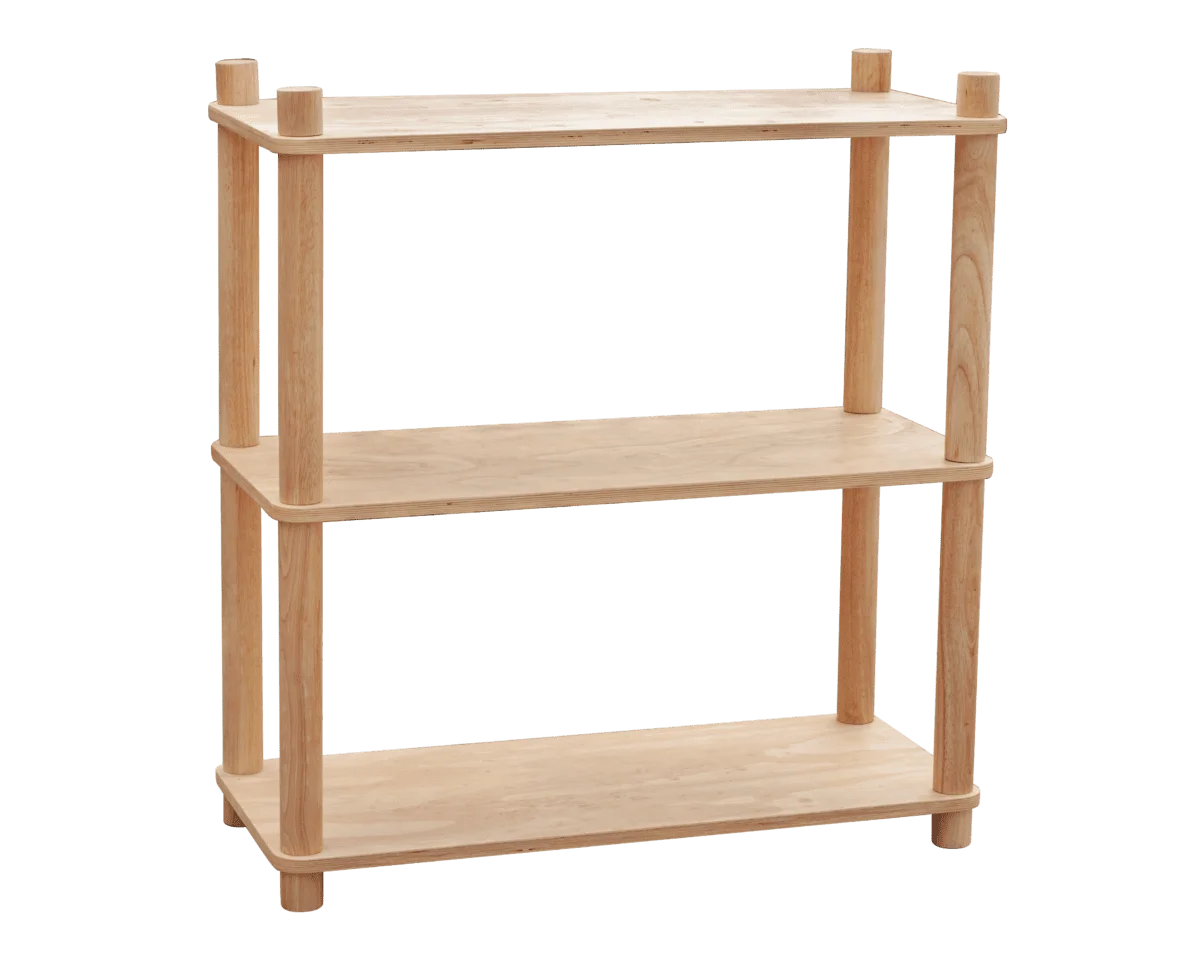 Montessori 3 tier shelf