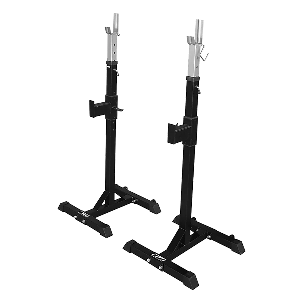 Squat Rack Stand Pair Bench Press Weight Lifting Barbell