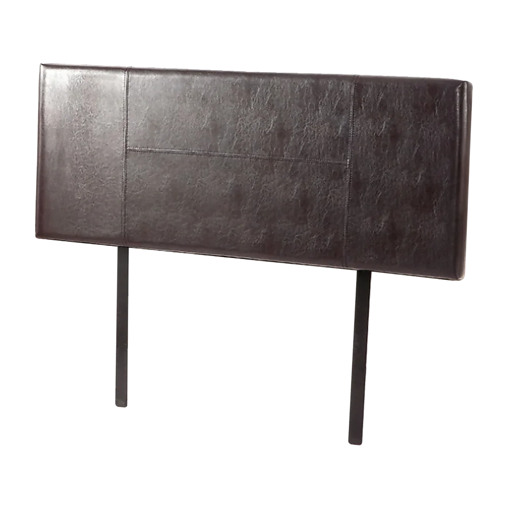 PU Leather Queen Bed Headboard Bedhead - Brown