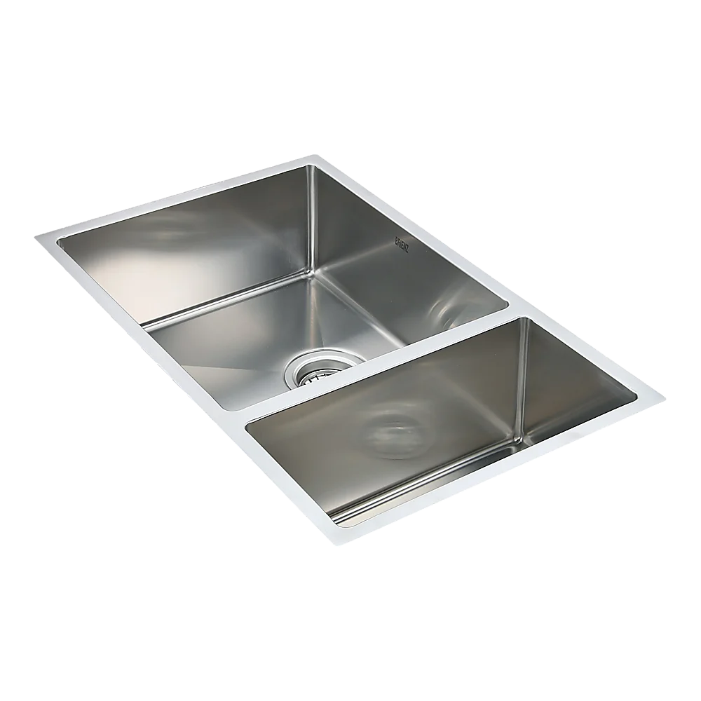 715x440mm Handmade Stainless Steel Undermount / Topmount Kitchen Sink with Waste