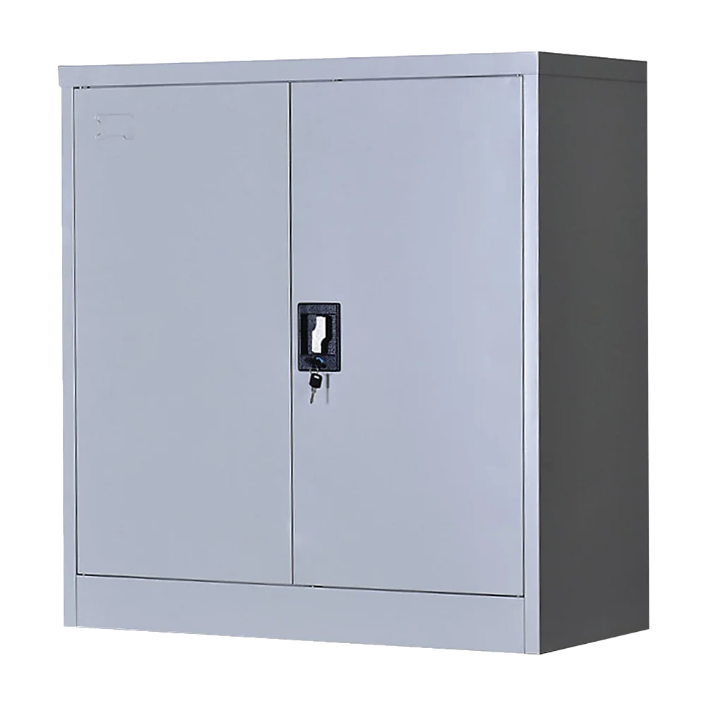 Two-Door Shelf Office Gym Filing Storage Locker Cabinet Safe