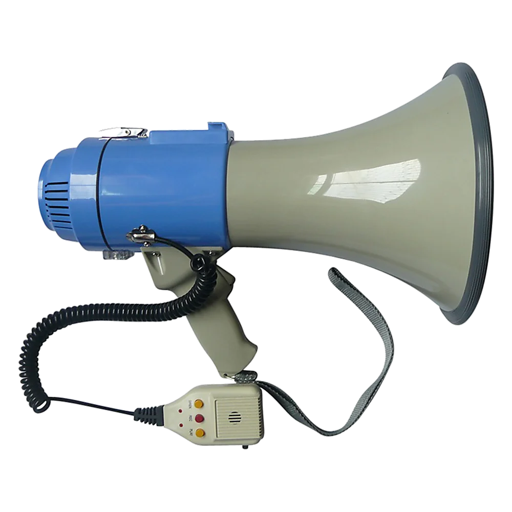 25W Megaphone PA System Loud Speaker Voice Recorder