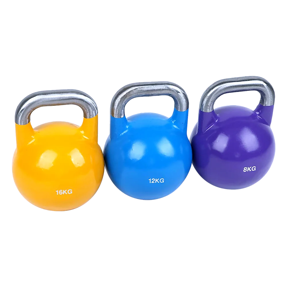 8KG, 12KG, 16KG Pro-Grade Steel KettleBell Set