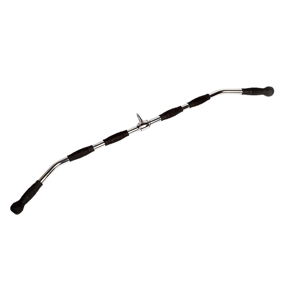 Randy & Travis Rubber-Coated Lat Pull-Down Bar Attachment