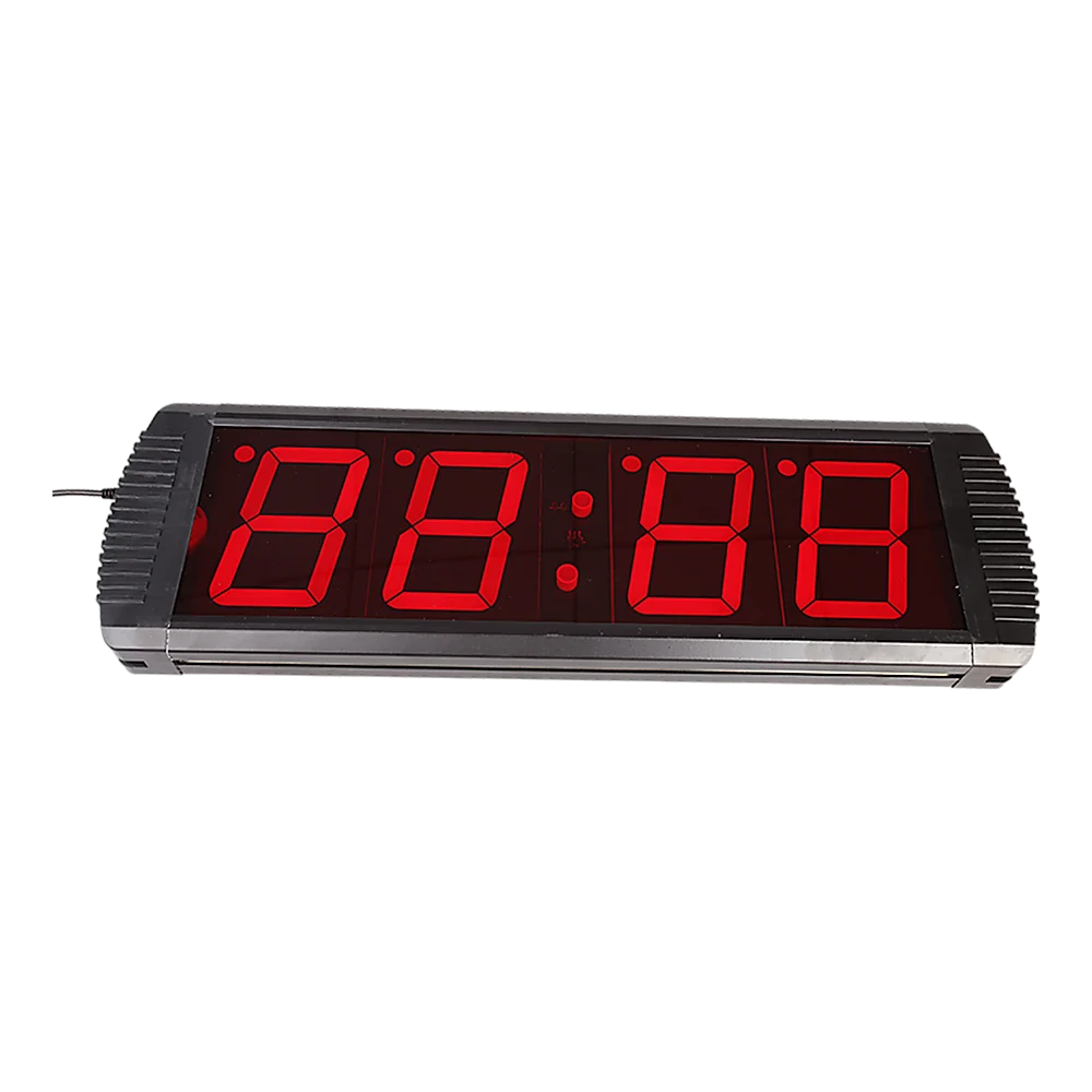 Digital Timer Interval Fitness Clock with LED Display for Home Gym Workouts