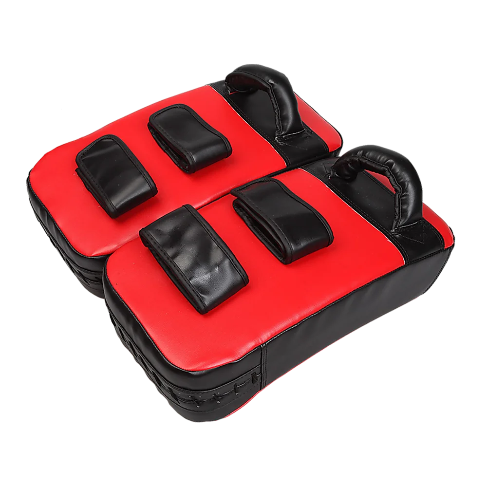 2 x Thai Boxing Punch Focus Pad Mitts Training Strike Shields Set