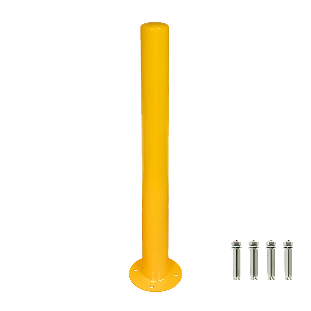 Yellow Heavy Duty Steel Bollard Post