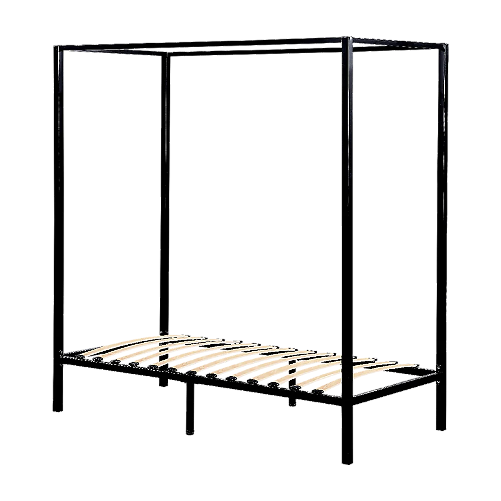 4 Four Poster Single Bed Frame