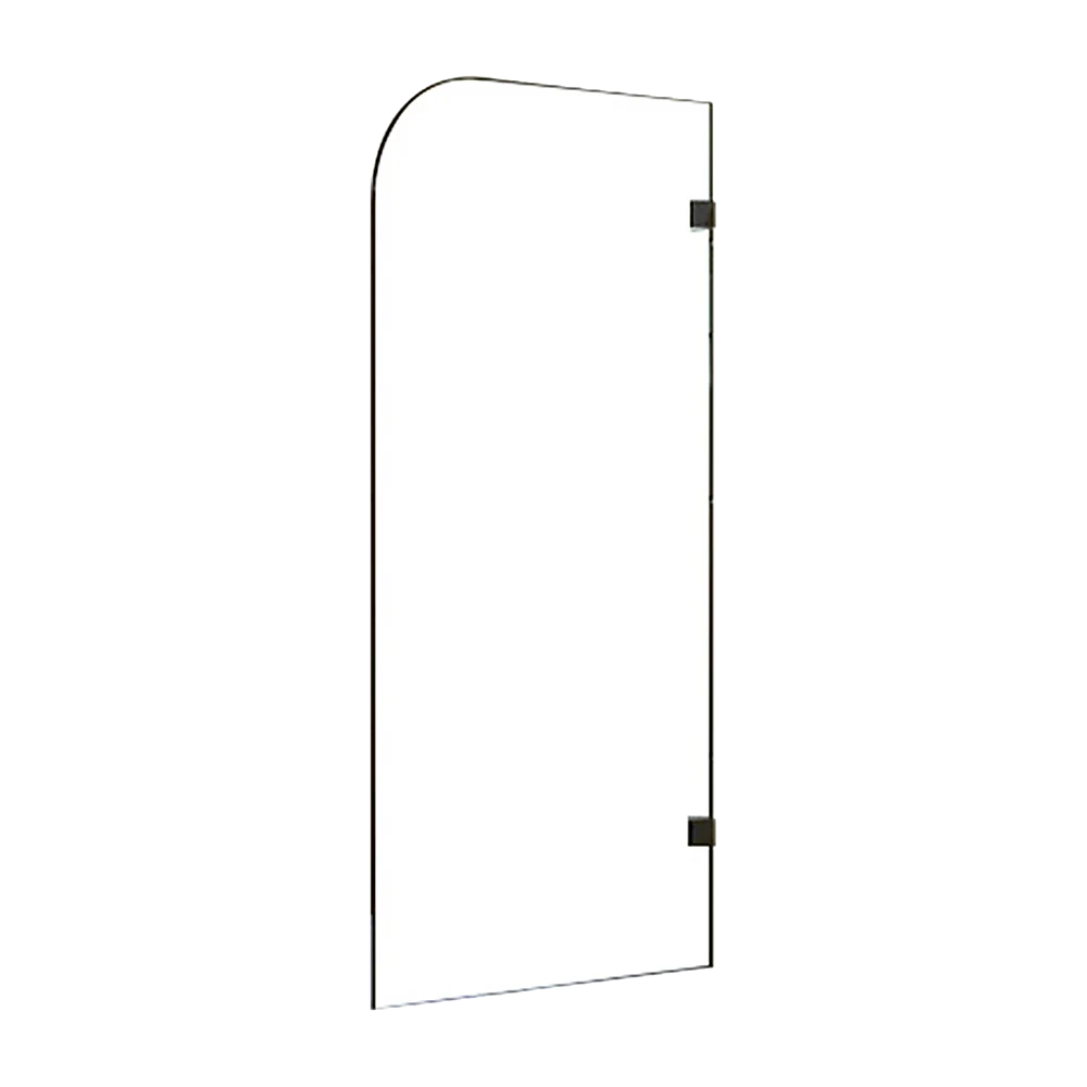 700 x 1450mm Frameless Bath Panel 10mm Glass Shower Screen By Della Francesca
