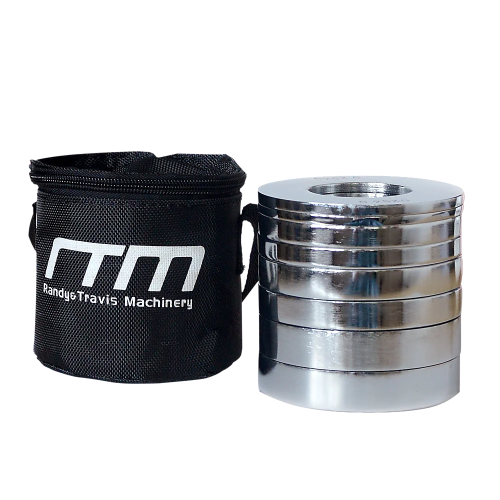 Chrome Metric Fractional Olympic Weight Plates 0.25 to 1kg Set