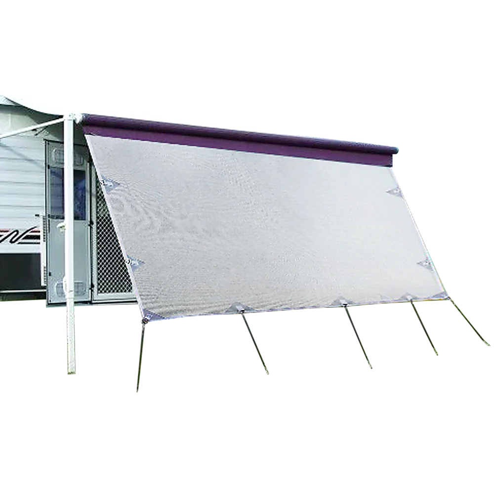 3.7m Caravan Privacy Screen Side Sunscreen Sun Shade for 13' Roll Out Awning