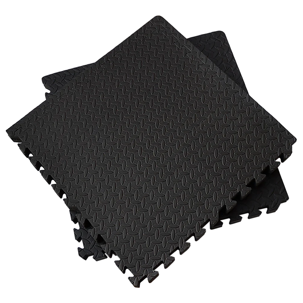 12 Tiles EVA Rubber Foam Gym Mat 60x60cm – 2.5cm Thick Fitness Flooring Set