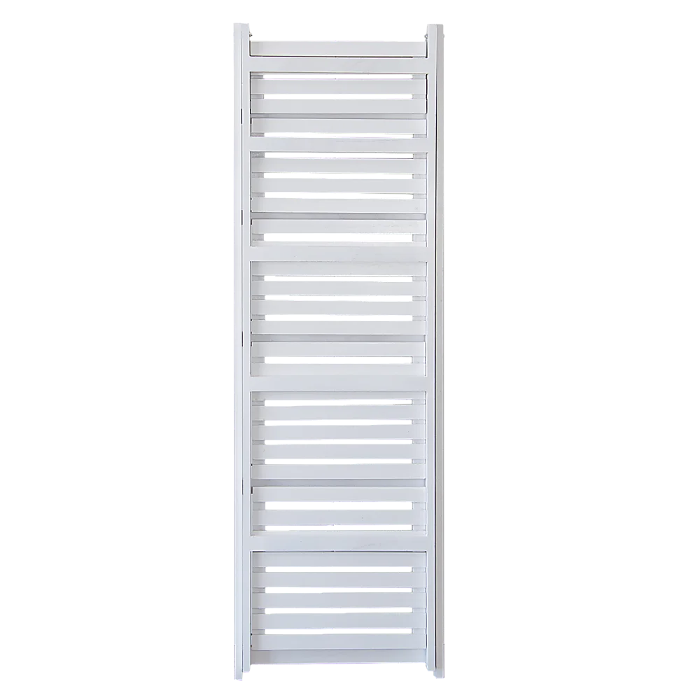 5 Tier Wooden Ladder Shelf Stand Storage Book Shelves Shelving Display Rack