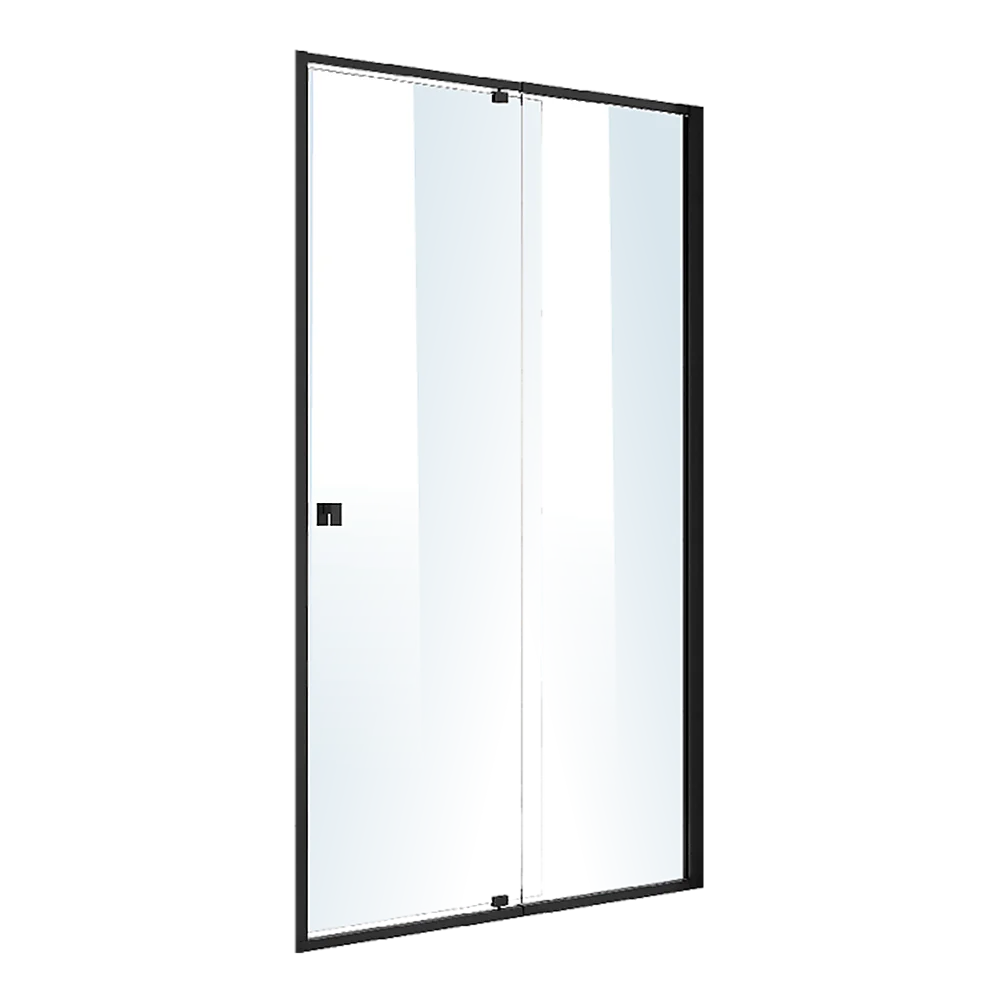 Adjustable Semi Frameless Shower Screen (114~122) x 195cm Australian Safety Glass