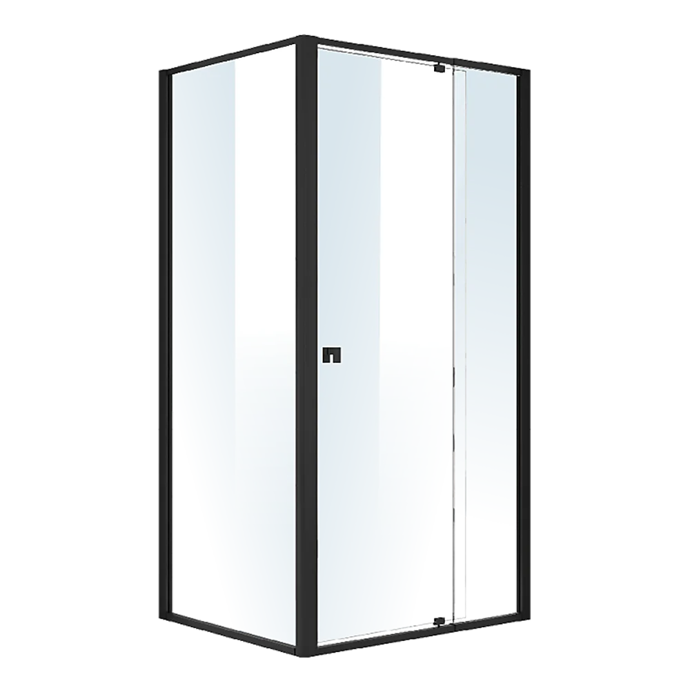 Semi Frameless Shower Screen (98~106)x 195cm & (77~80)x 195cm Side AS/NZS Glass