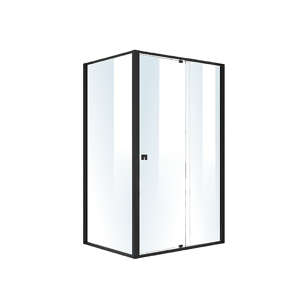 Semi Frameless Shower Screen (114~122)x 195cm & (89~92)x 195cm Side AS/NZS Glass