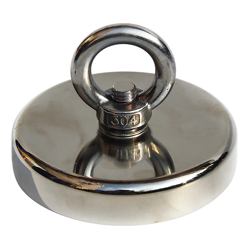 400Kg Salvage Strong Recovery Magnet Neodymium Hook Treasure Hunting Fishing