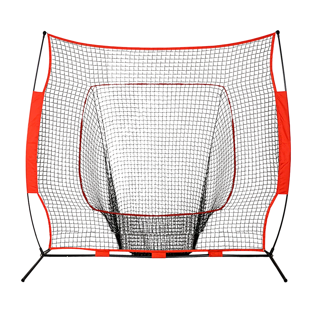 Portable Baseball Training Net Stand Softball Practice Sports Tennis
