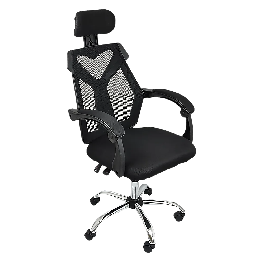 Office Chair – Ergonomic Mesh Back Computer Desk Chair with Padded Foam Seat in Black