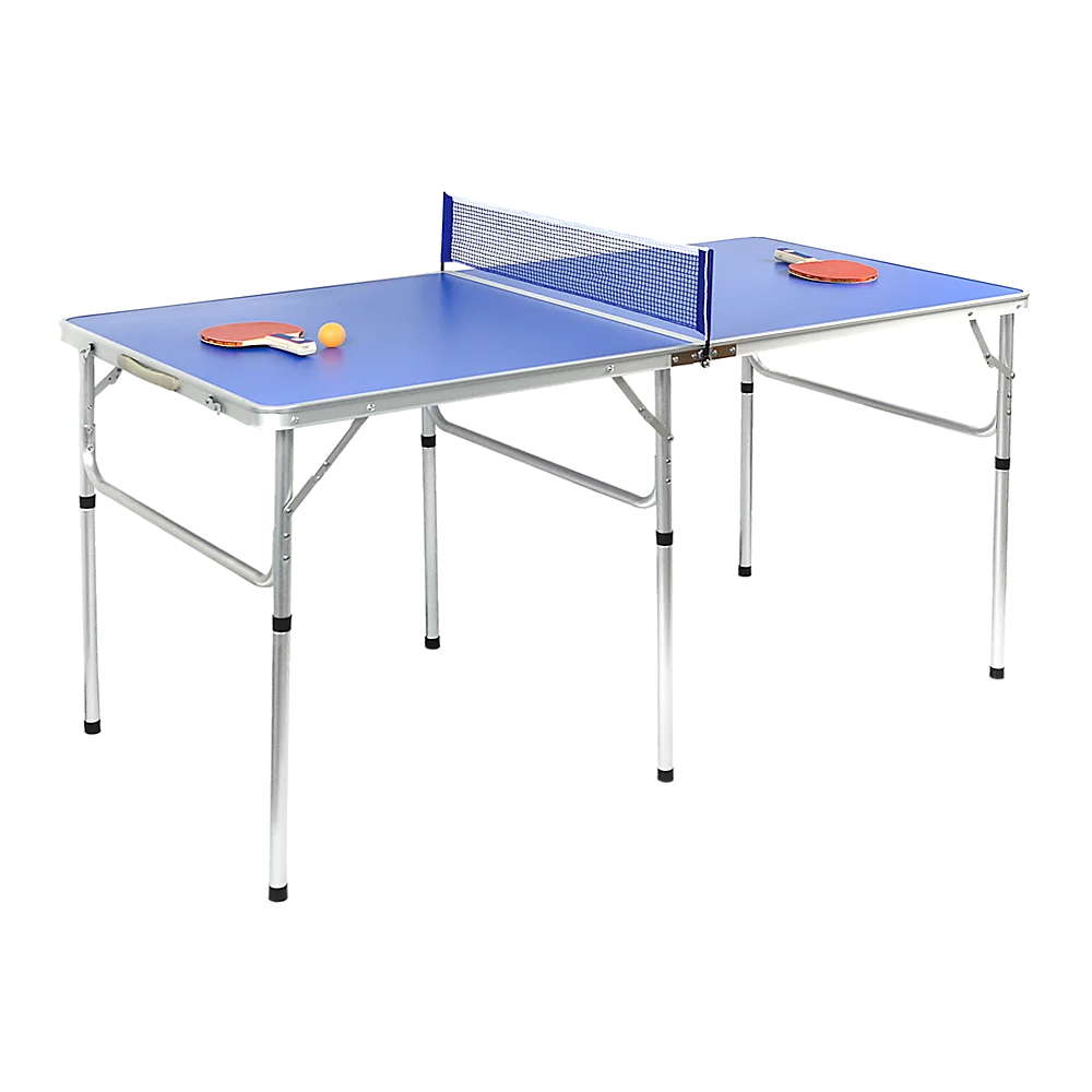 152cm Portable Tennis Table, Folding Ping Pong Table Game Set