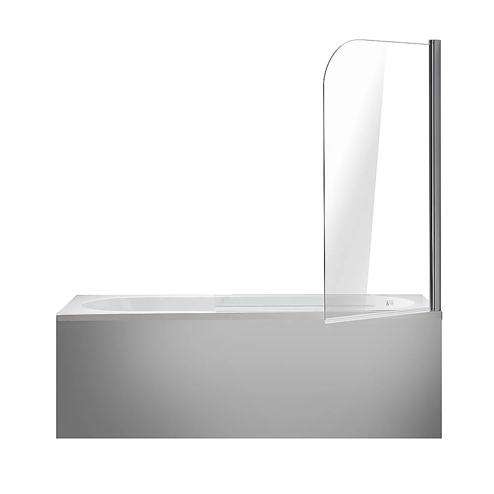 180 Degree Pivot Door 6mm Safety Glass Bath Shower Screen 800x1400mm By Della Francesca