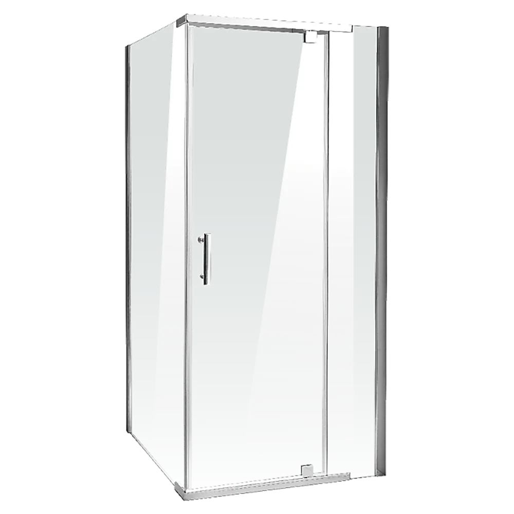 Shower Screen 1000x700x1900mm Framed Safety Glass Pivot Door By Della Francesca