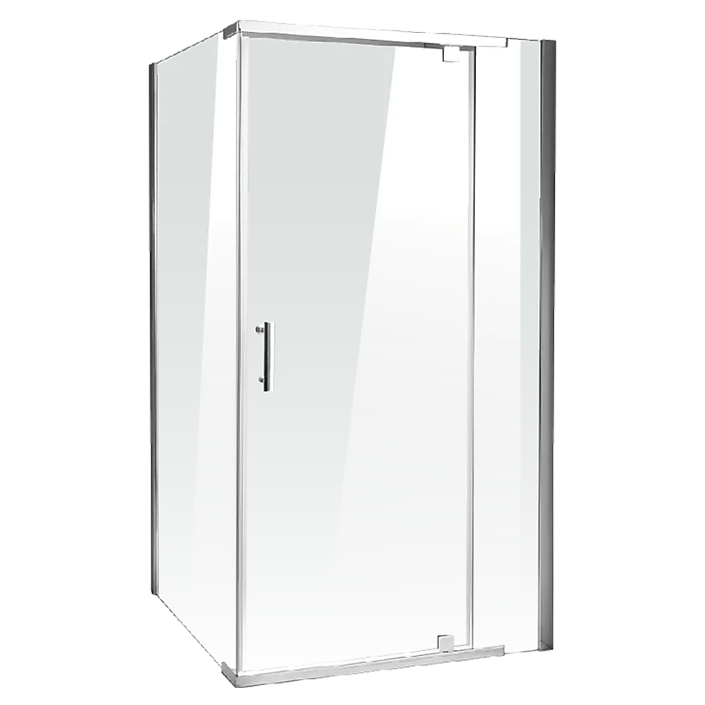 Shower Screen 1200x700x1900mm Framed Safety Glass Pivot Door By Della Francesca