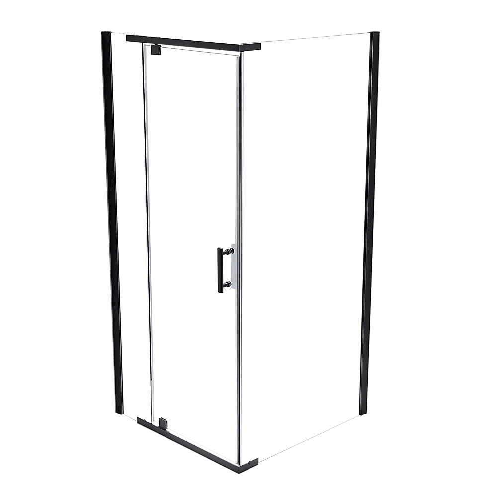 Shower Screen 1000x800x1900mm Framed Safety Glass Pivot Door By Della Francesca