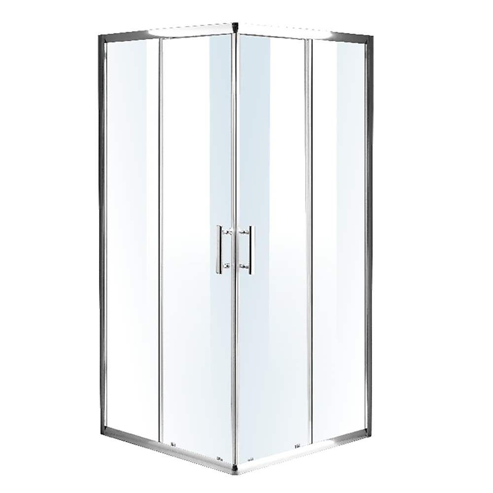 900 x 800mm Sliding Door Nano Safety Glass Shower Screen By Della Francesca