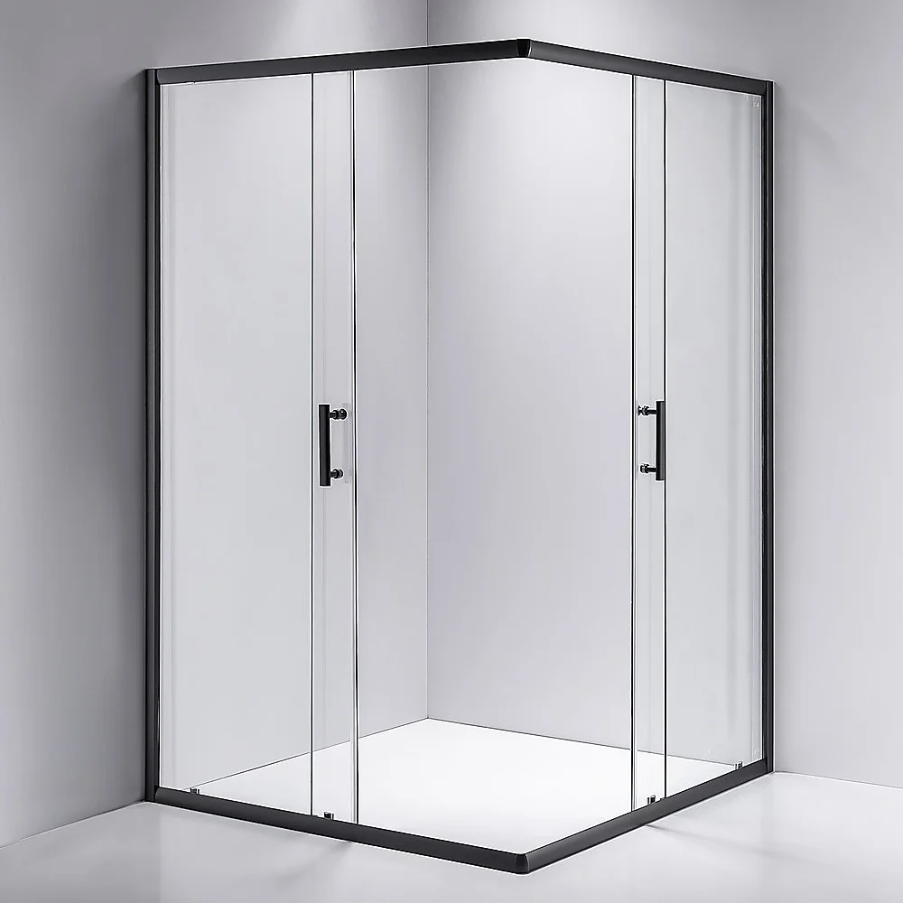 1200 x 1000mm Sliding Door Nano Safety Glass Shower Screen By Della Francesca