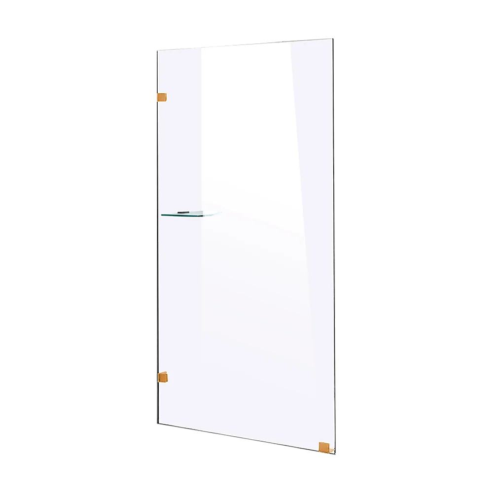 900 x 2000mm Frameless 10mm Safety Glass Shower Screen