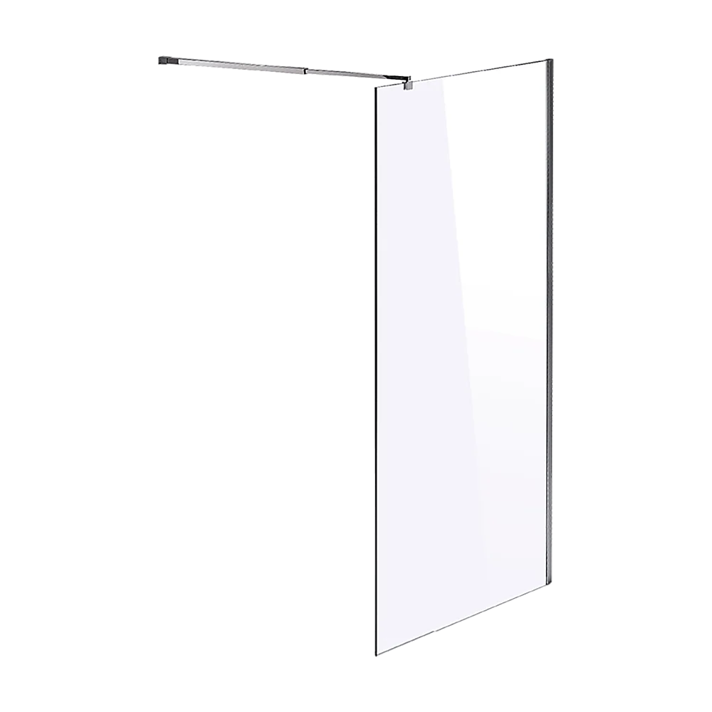 1100 x 2000mm Frameless 10mm Safety Glass Shower Screen