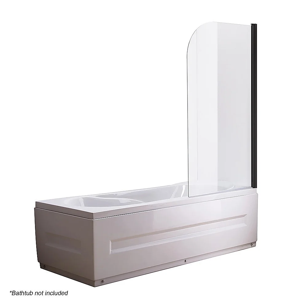 180 Degree Pivot Door 6mm Safety Glass Bath Shower Screen 900x1400mm By Della Francesca