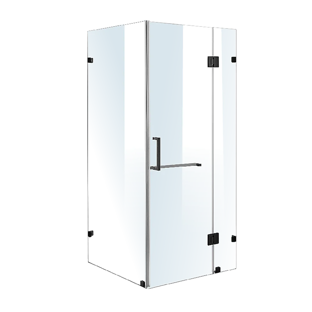 1000 x 1000mm Frameless 10mm Glass Shower Screen By Della Francesca