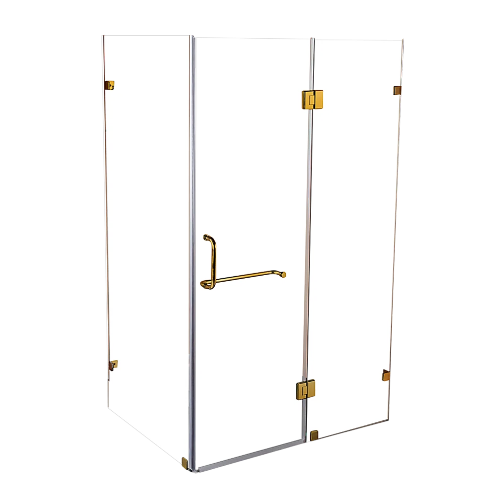 1000 x 900mm Frameless 10mm Glass Shower Screen By Della Francesca