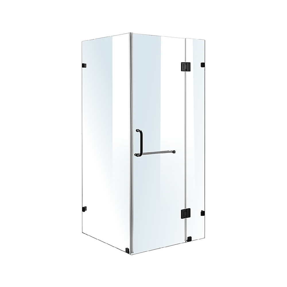 1000 x 900mm Frameless 10mm Glass Shower Screen By Della Francesca