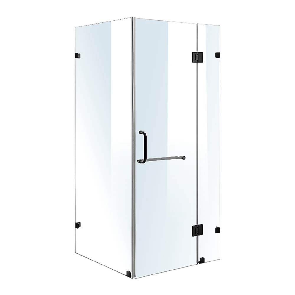 900 x 1000mm Frameless 10mm Glass Shower Screen By Della Francesca