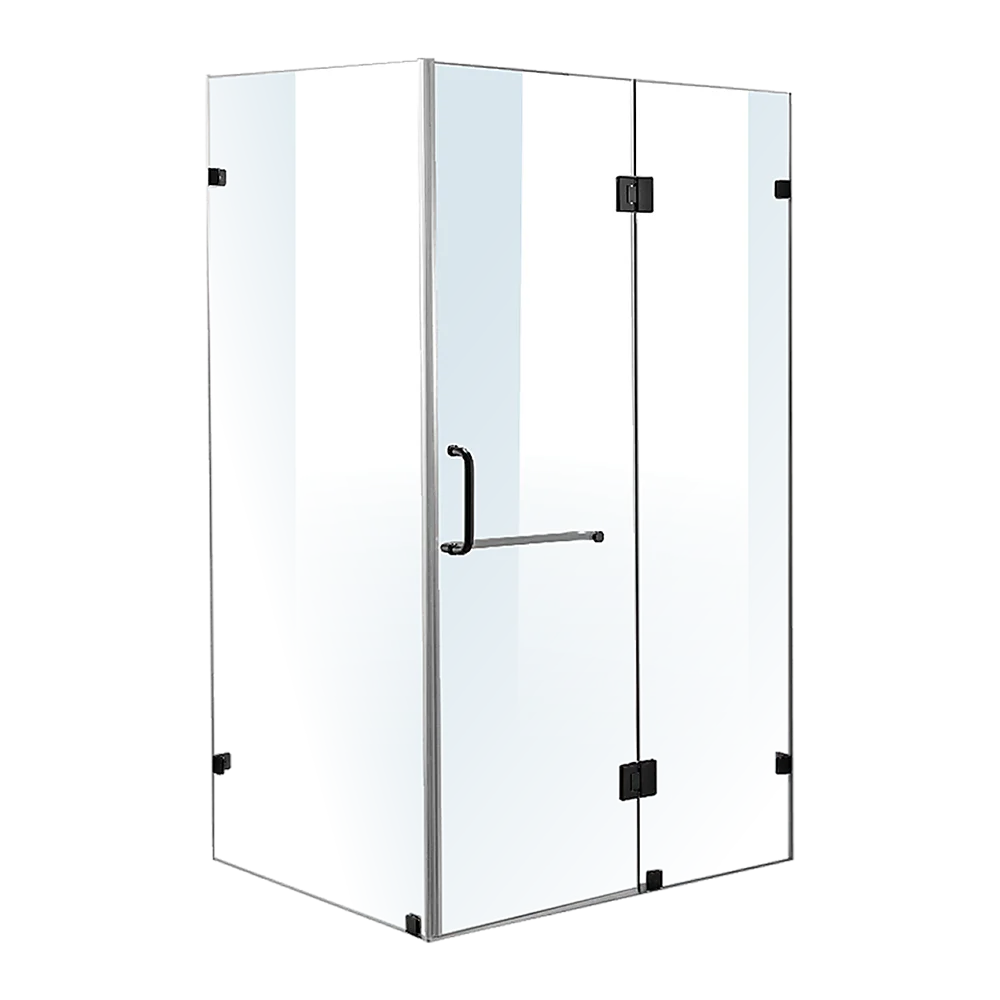 1200 x 1000mm Frameless 10mm Glass Shower Screen By Della Francesca