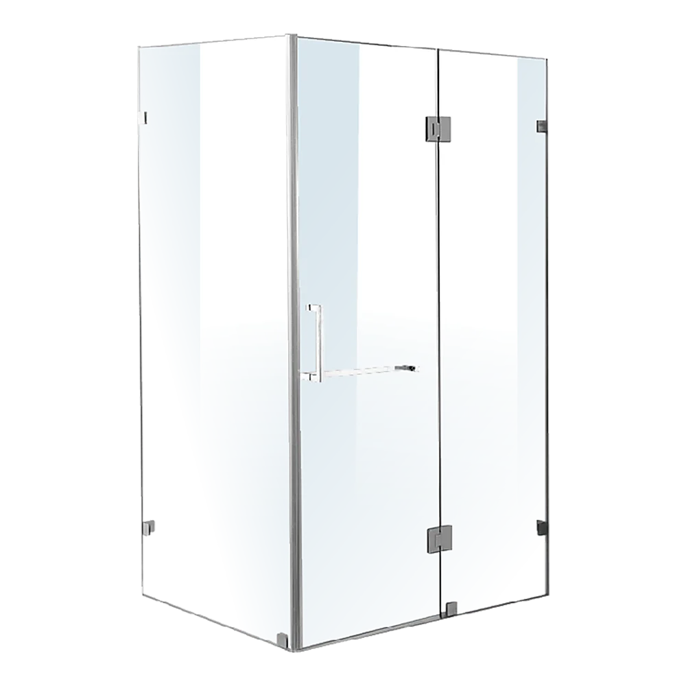 1200 x 700mm Frameless 10mm Glass Shower Screen By Della Francesca