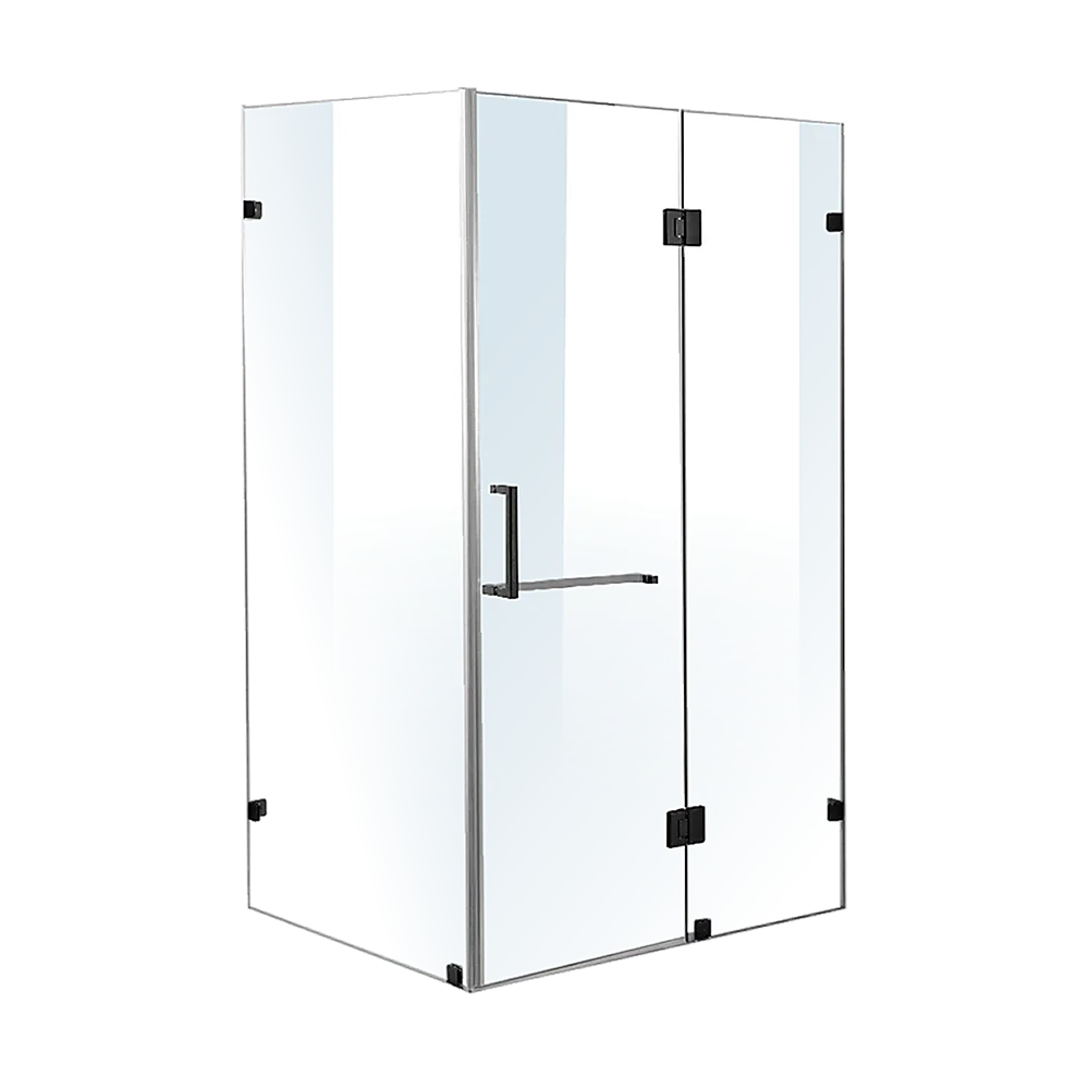 1200 x 1000mm Frameless 10mm Glass Shower Screen By Della Francesca