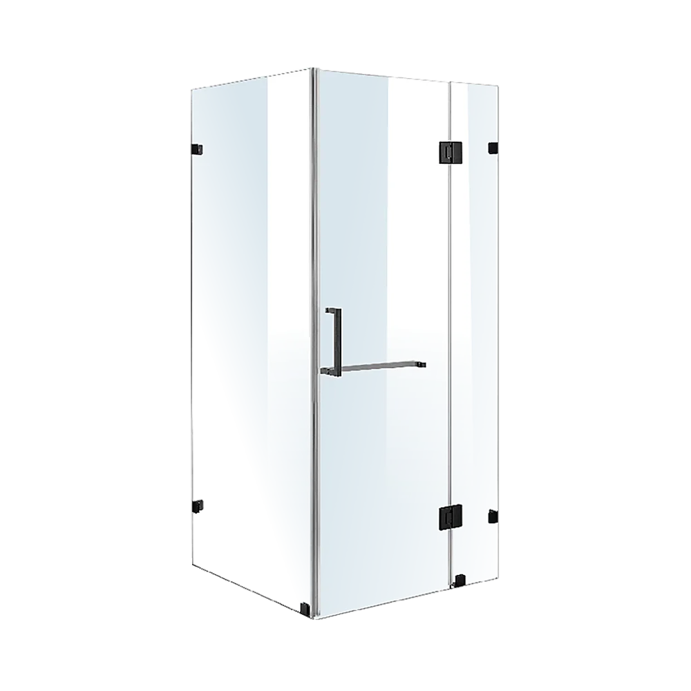 900 x 1000mm Frameless 10mm Glass Shower Screen By Della Francesca