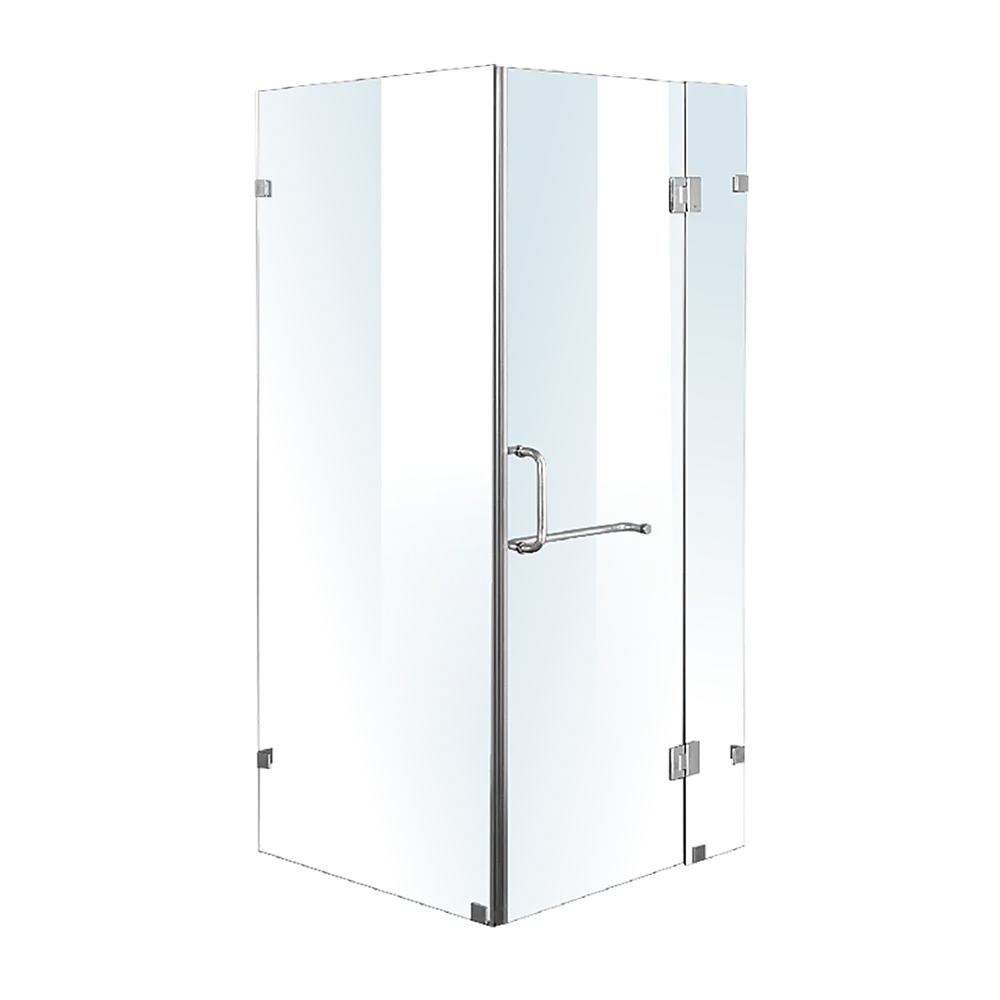 1000 x 800mm Frameless 10mm Glass Shower Screen By Della Francesca