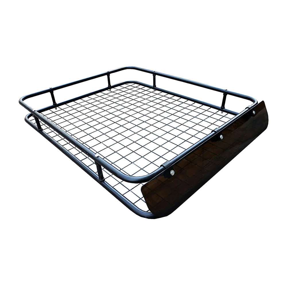Universal Roof Rack Basket - Car Luggage Carrier Steel Cage Vehicle Cargo