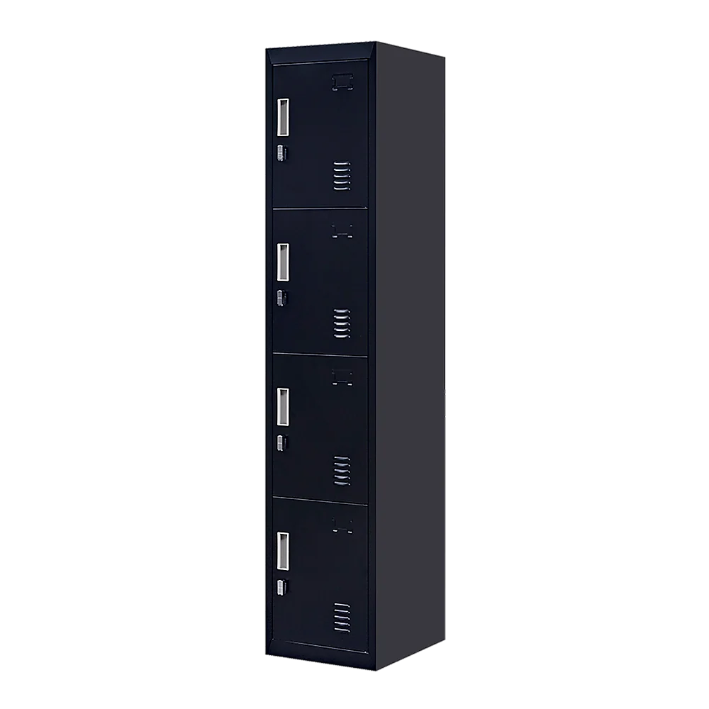 4-Door Vertical Locker for Office Gym Shed School Home Storage