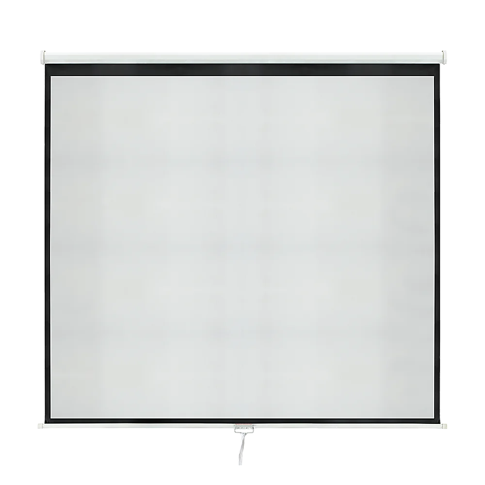 100 Inch 16:9 Manual Pull Down Outdoor Projector Projection Screen Theater Movie