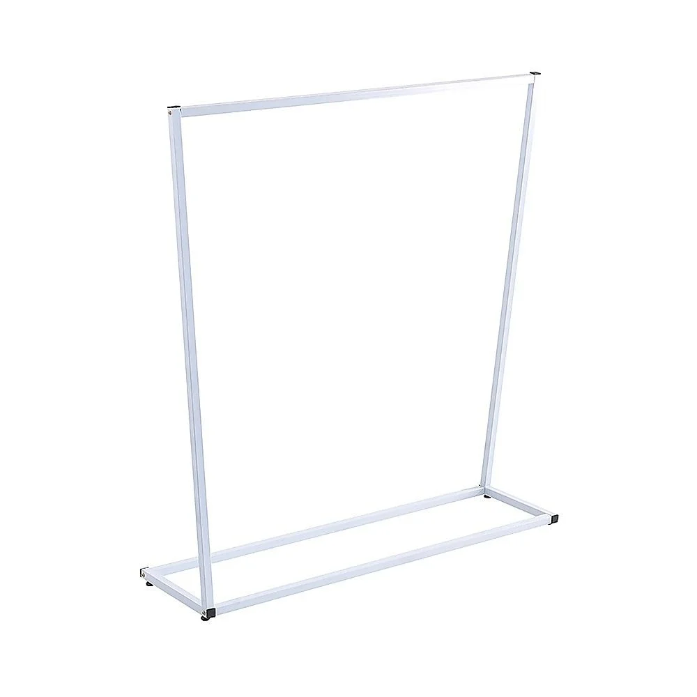 Commercial Clothing Garment Rack Retail Shop White